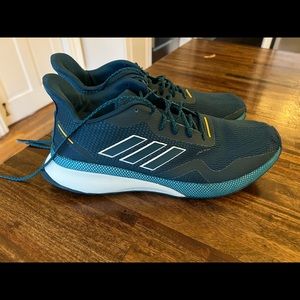 Dark Green Adidas Tennis Shoes-Size 11! Great Condition!